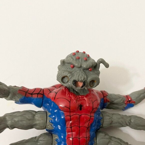 Vintage 1995 Manspider Spiderman Action Figure Marvel Toy Incomplete - Picture 6 of 16